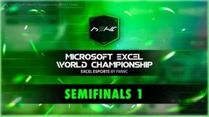 Competidores trabajando con hojas de cálculo y gráficos durante el Campeonato Mundial de Excel en Las Vegas
