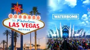 Festival Waterbomb Las Vegas 2026 con música en vivo y actividades acuáticas en un parque al aire libre