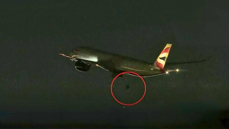 Avión de British Airways pierde una rueda tras despegar en Las Vegas, incidente que activó protocolos de seguridad aérea.