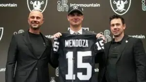 Raiders presentan a Fernando Mendoza como quarterback novato rumbo a la temporada NFL 2026