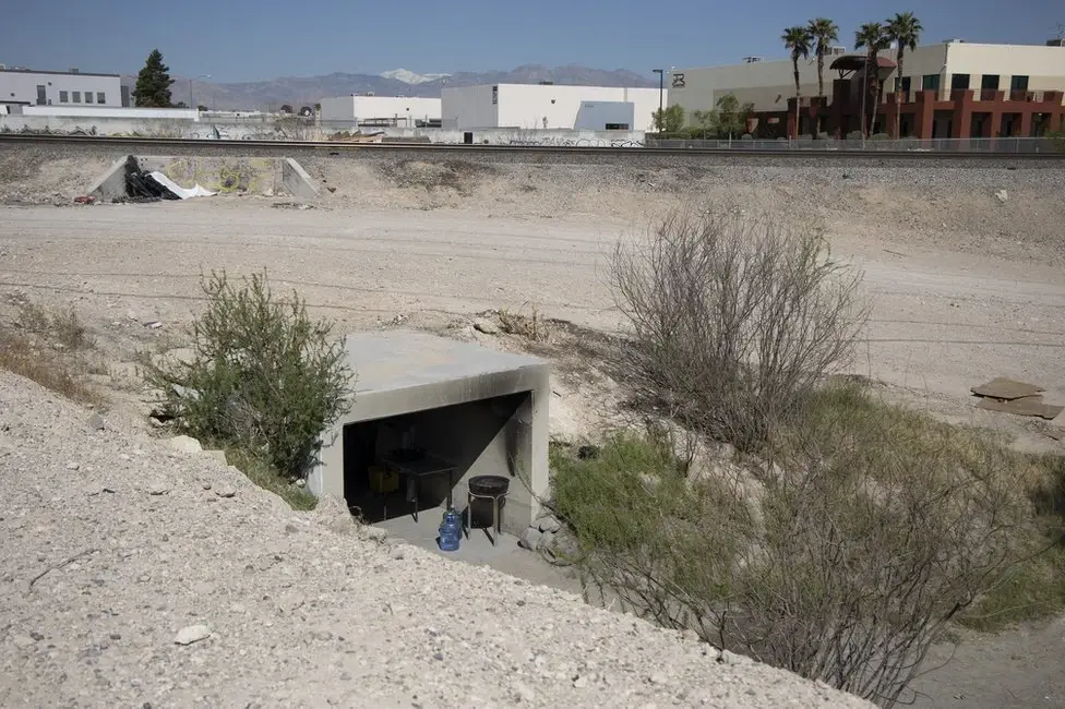 Túneles secretos bajo Las Vegas utilizados como refugio en una ciudad subterránea invisible al turismo
