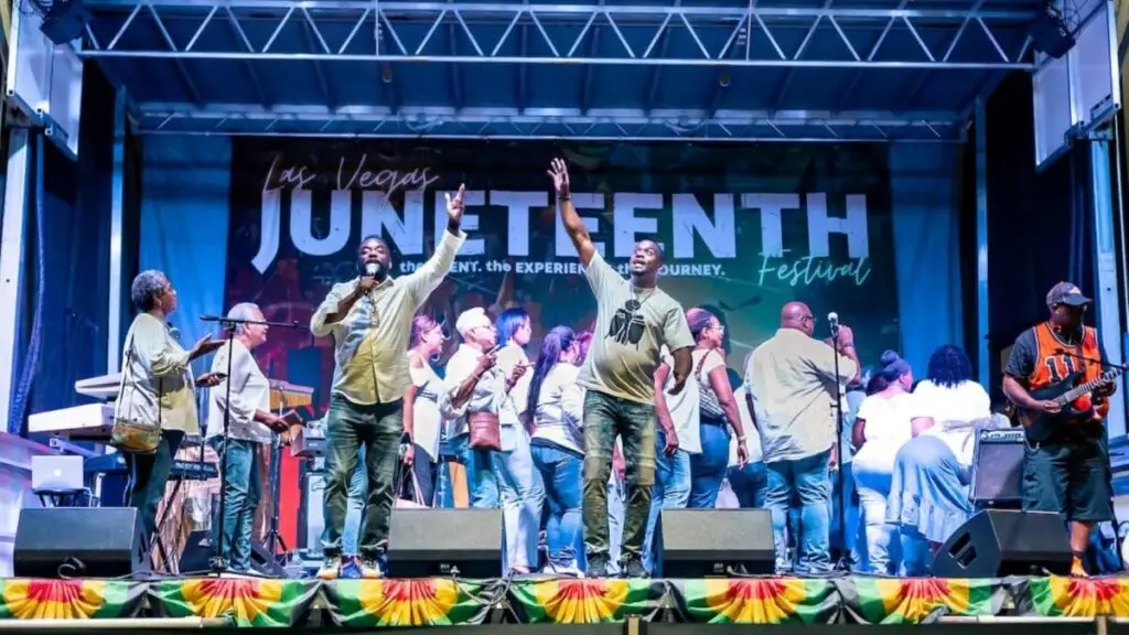 Celebración de Juneteenth con música en vivo y festival cultural en Symphony Park