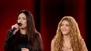 Shakira interpreta Antología junto a Laura Pausini durante uno de los conciertos de su residencia musical en Madrid